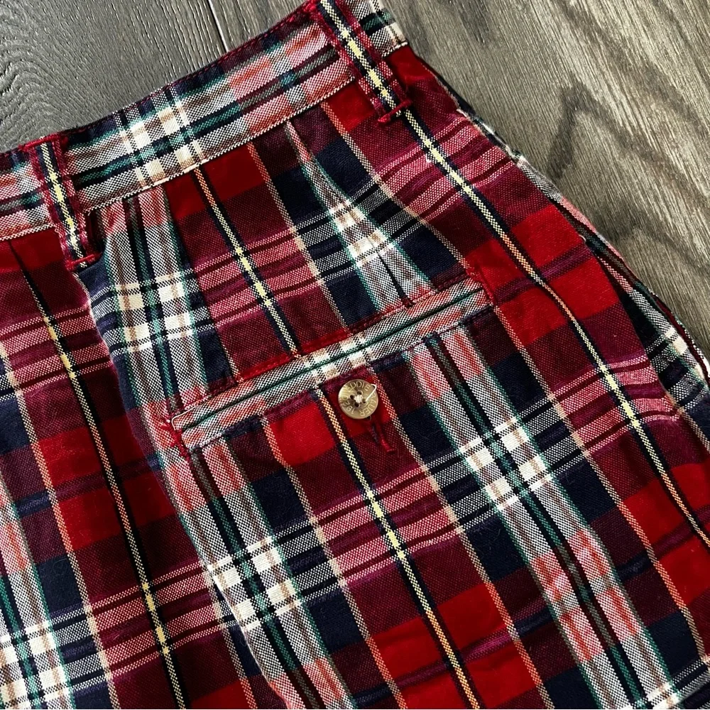 EDDIE BAUER Vintage Plaid Straight Pencil Skirt Size 2